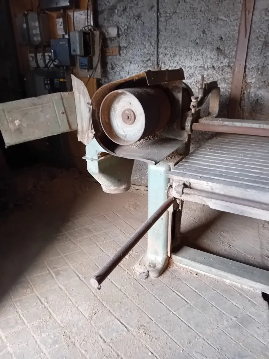 3 phase sliding table belt sander - Image 1