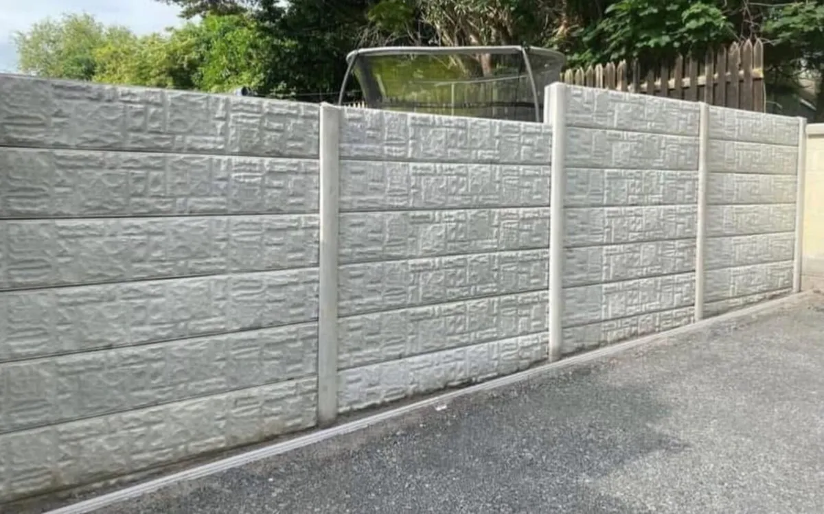 Concrete Panel Fencing - Image 1