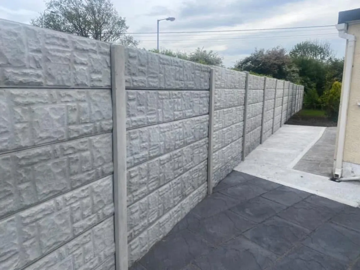 Concrete Panel Fencing - Image 2