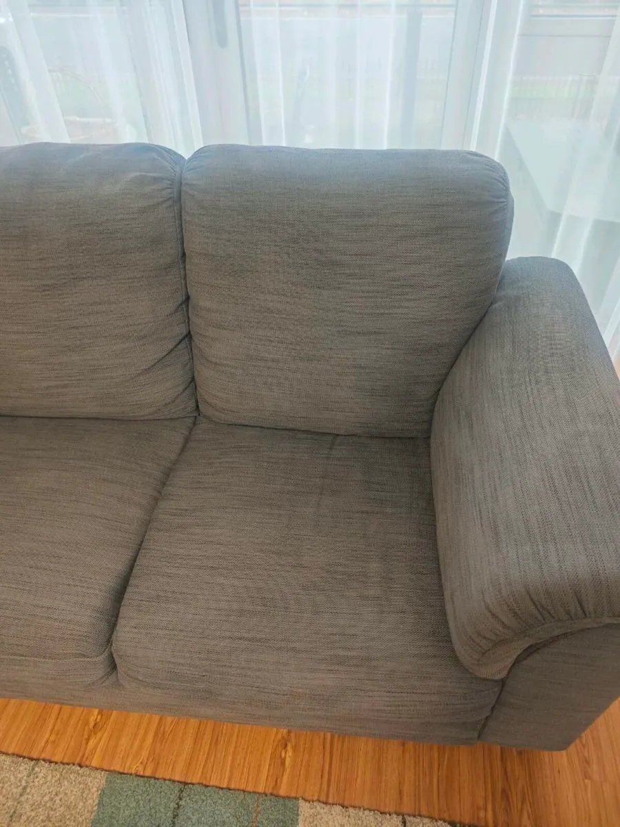 Corner sofa with footstool - Image 3