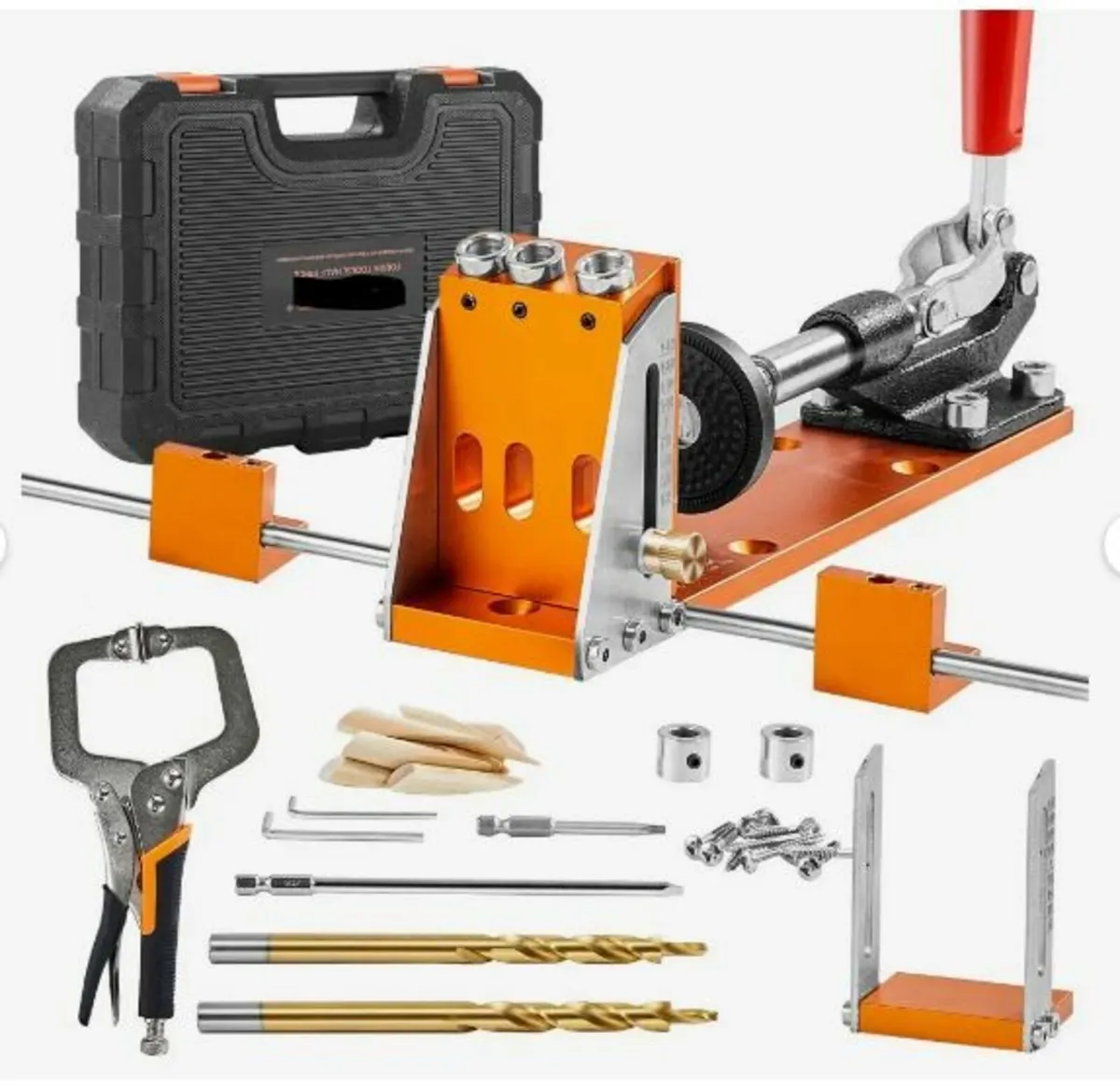 Pocket Hole Jig Kit, 34 Pcs Pocket Hole - Image 1