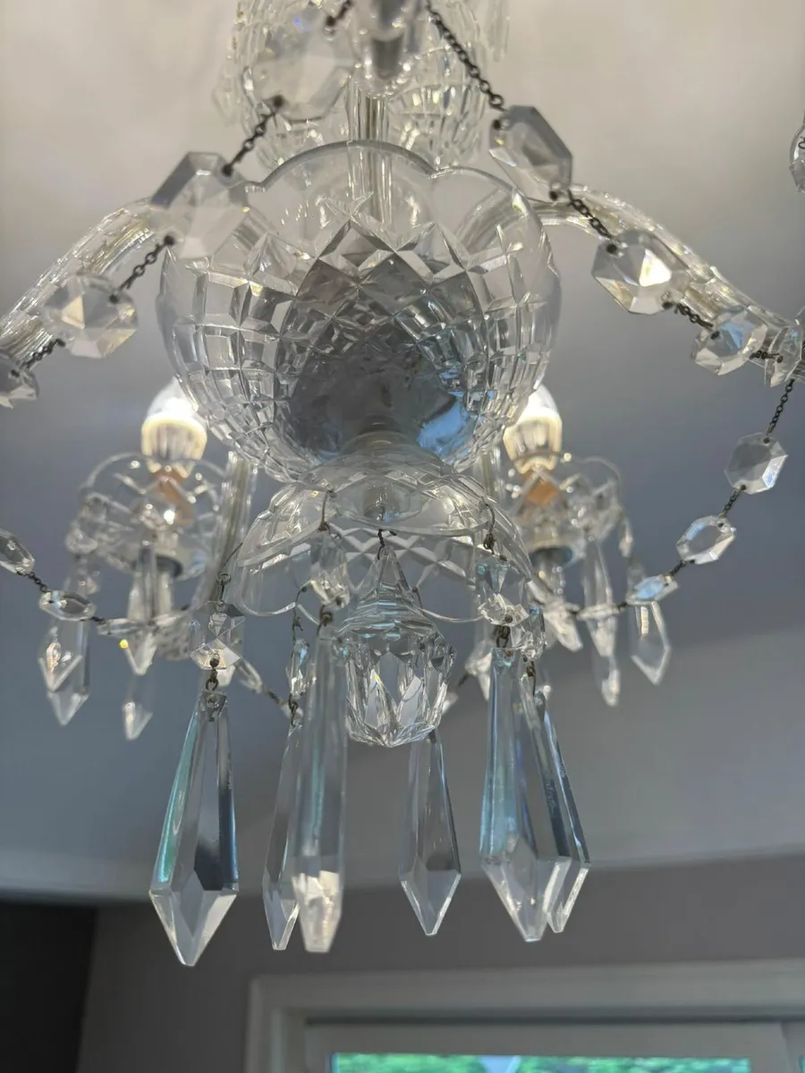 Pair of Genuine Waterford Crystal Chandeliers - Image 2