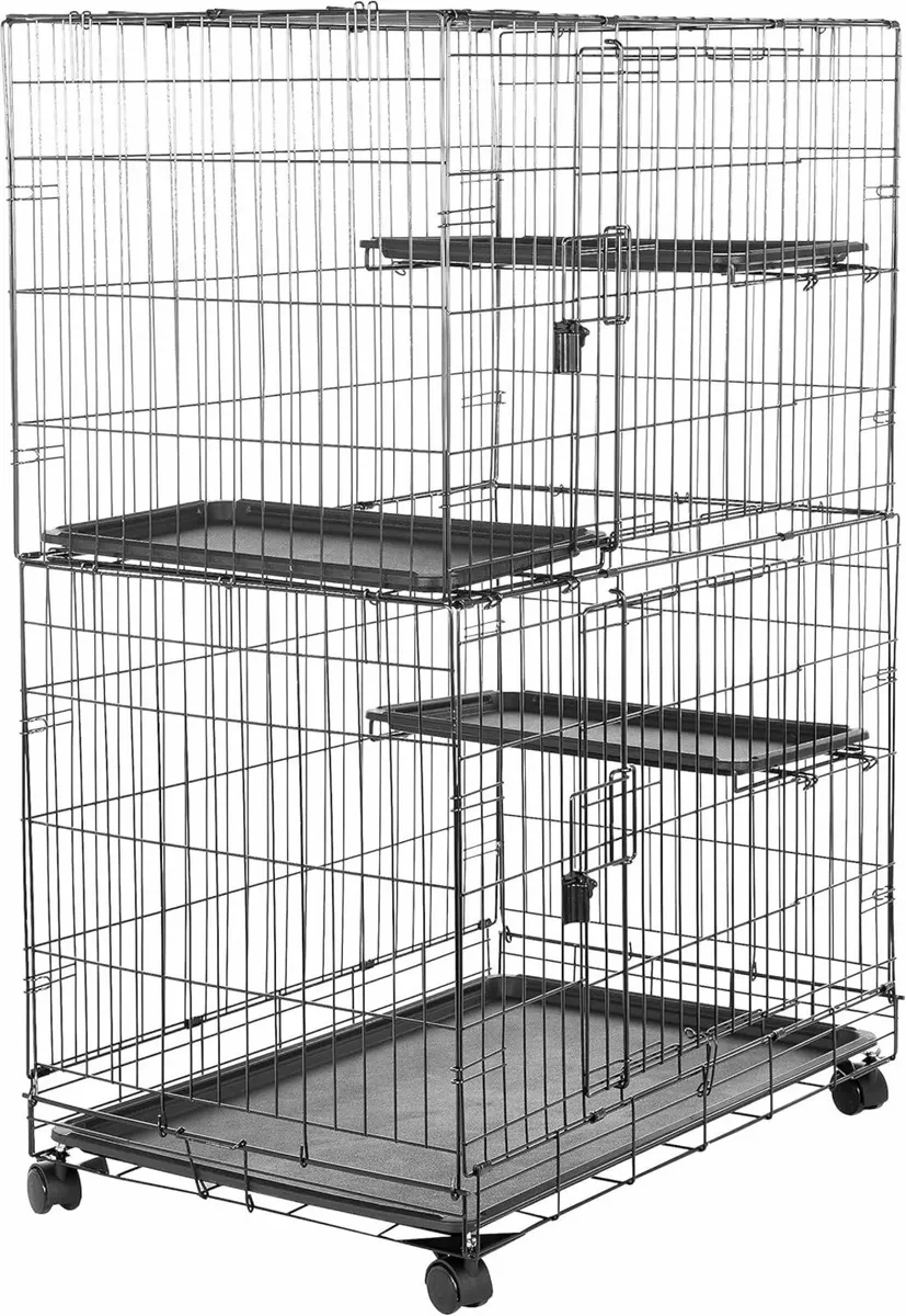 Large 3 Tier Cat Cage/Playpen - Image 2
