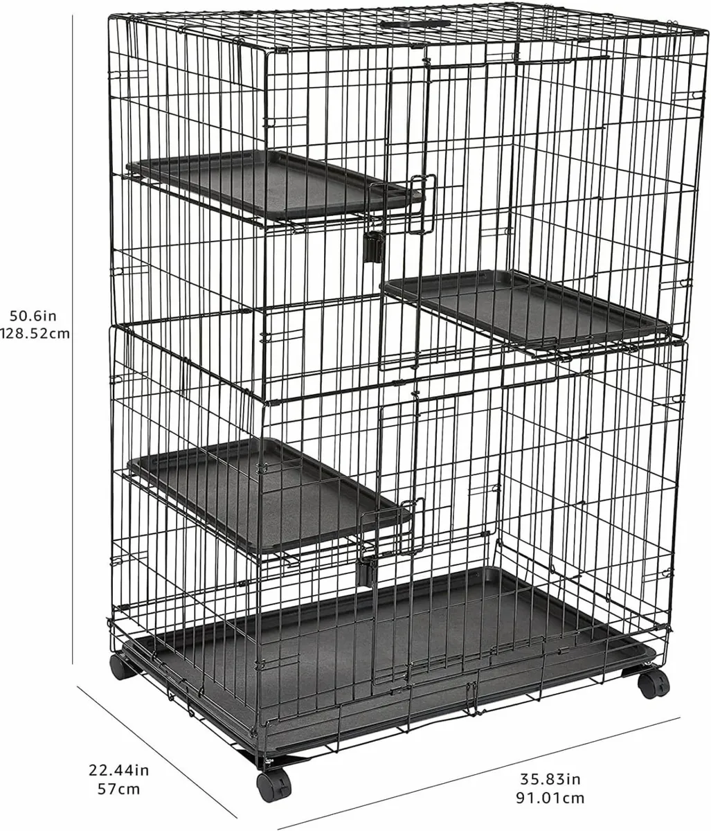 Large 3 Tier Cat Cage/Playpen - Image 4