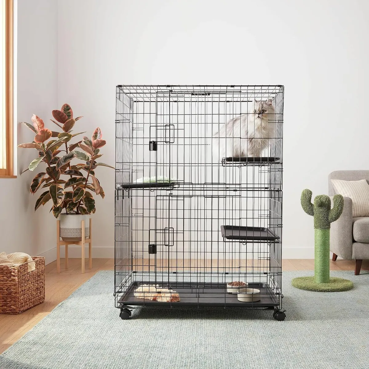 Large 3 Tier Cat Cage/Playpen - Image 1