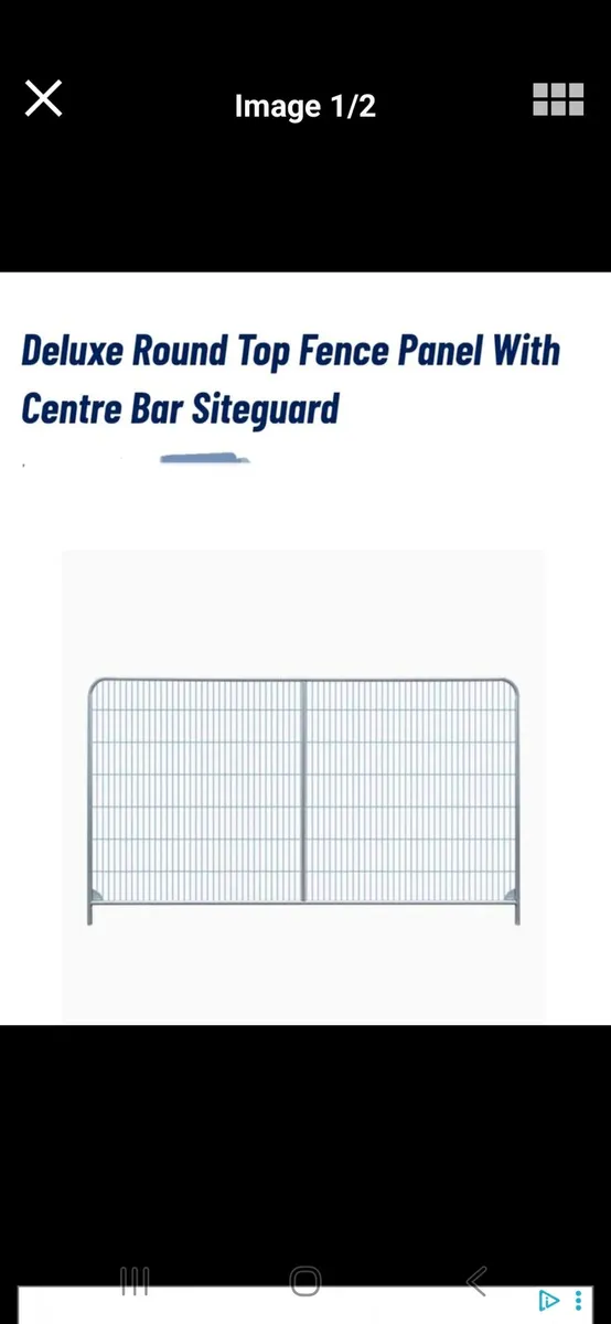 Temporary fence panels no Vat - Image 1