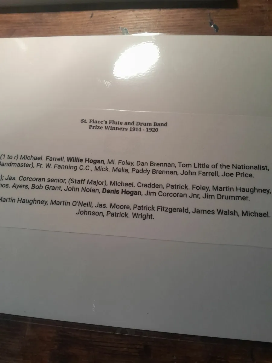 Print of  st fiaces flute and drum band - Image 2