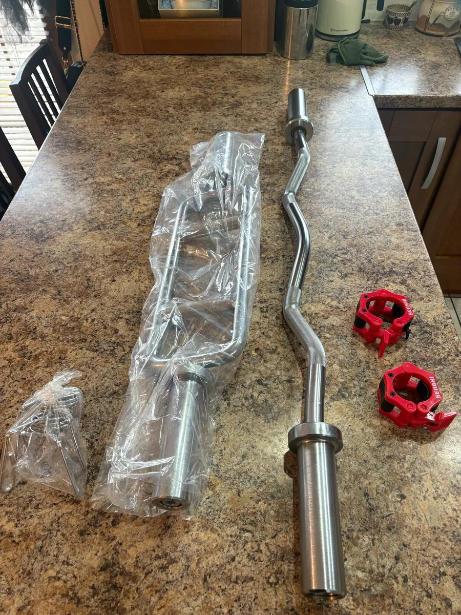 OLYMPIC WEIGHT BARS, TRI HAMMER AND EZ CURL!!! - Image 2