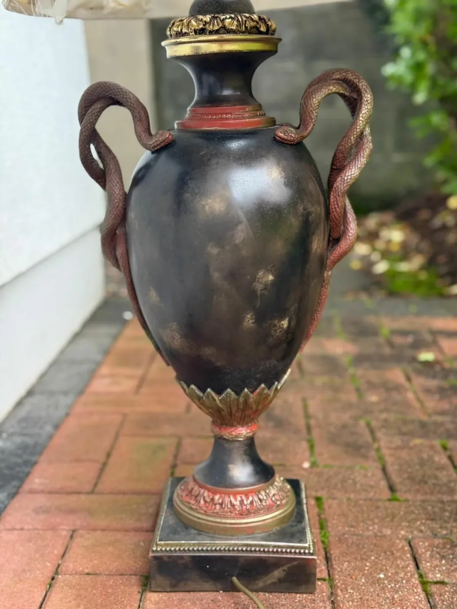 Pair of Tall Neoclassical Lamps (Thomas Blakemore) - Image 4