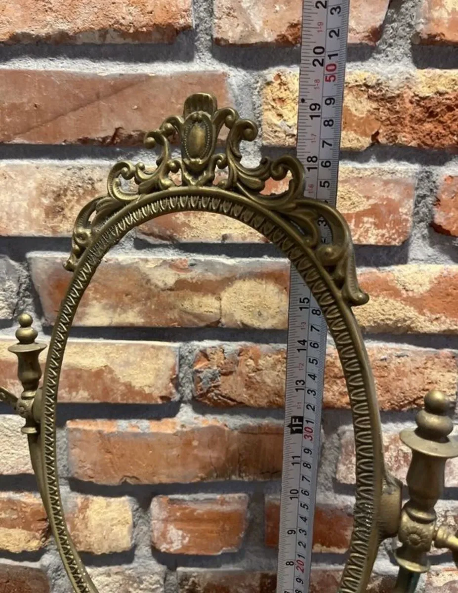 Vintage large brass frame - Image 3