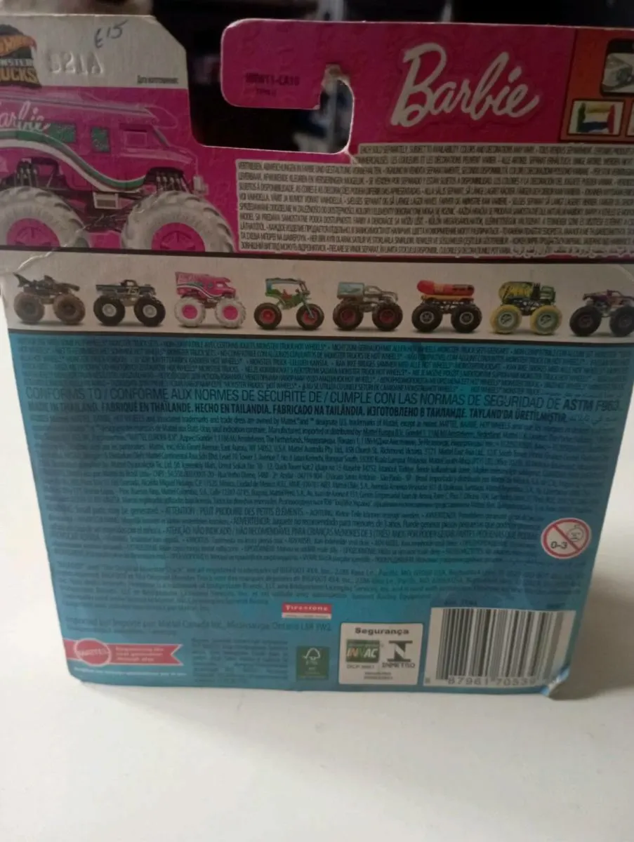 HOT WHEELS BARBIE MONSTER TRUCK TRUCKS - Image 4