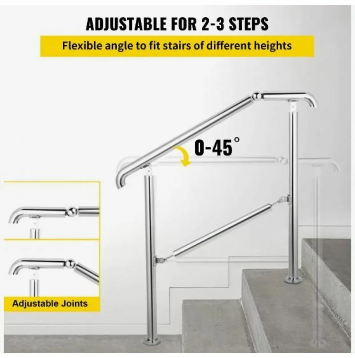 3 Step Railing Stainless Steel - Image 3