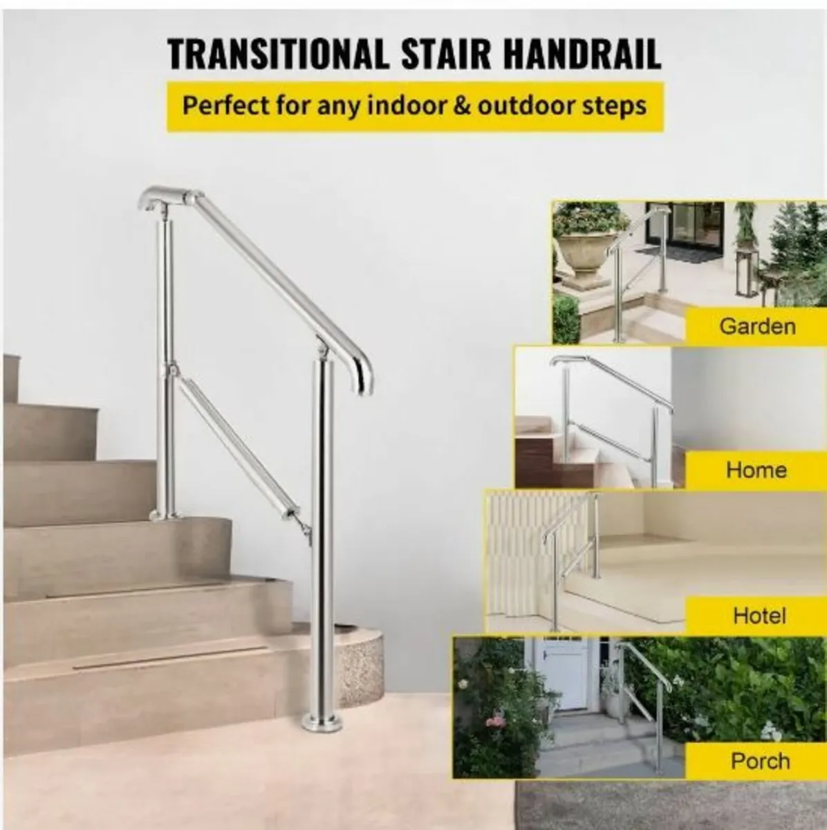 3 Step Railing Stainless Steel - Image 4