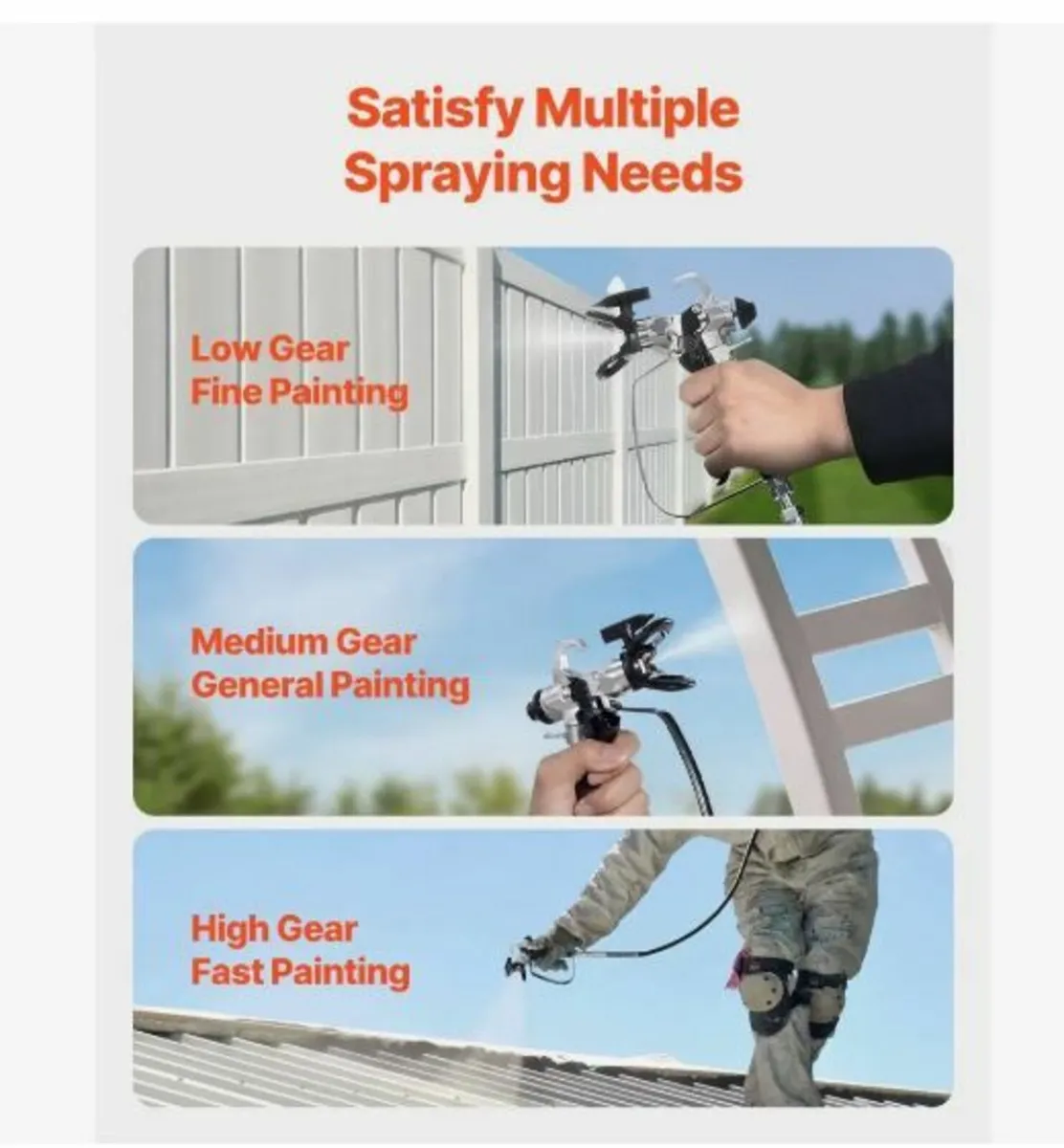 Stand Airless Paint Sprayer, 750W - Image 3