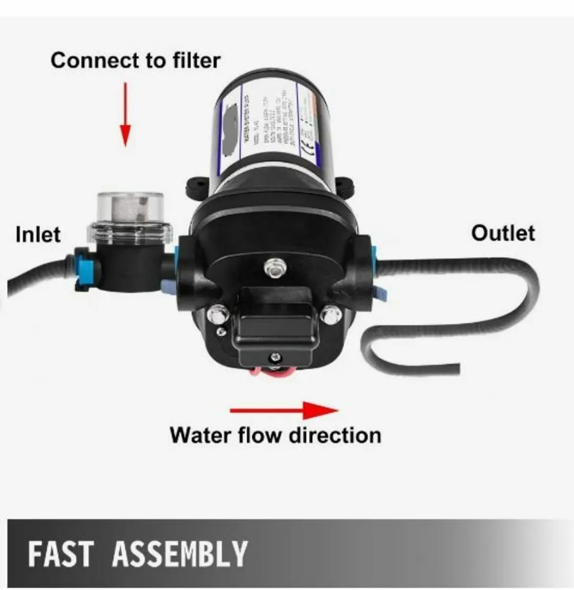 Water Pressure Diaphragm Pump - Image 2