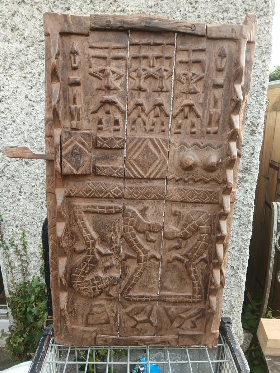 Wooden carved door