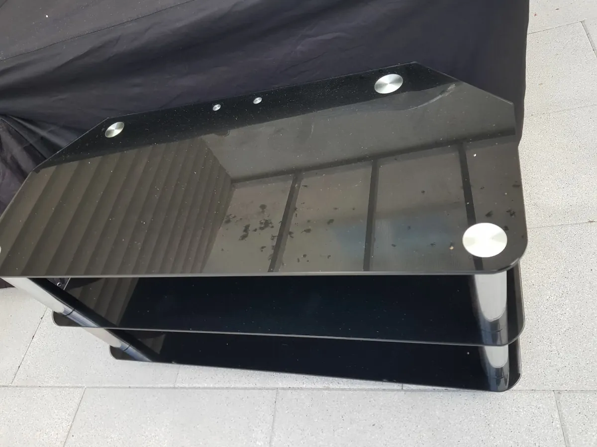 TV glass table - Image 1