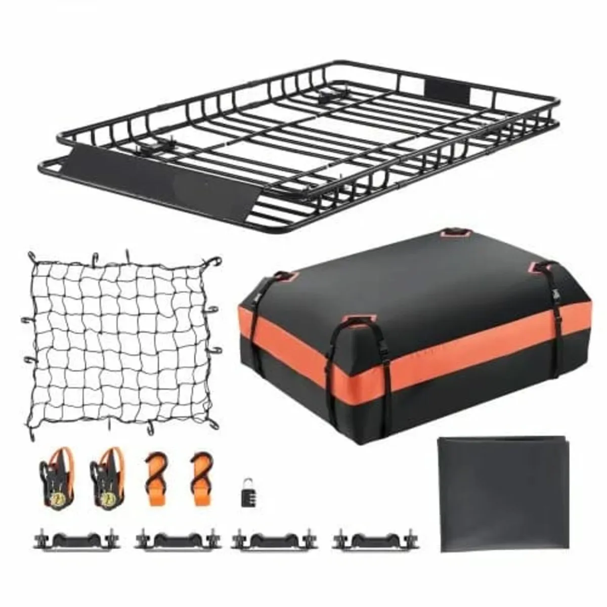 Roof Rack Basket, 64 x 39 x 4.1 in, Universal Roof - Image 1