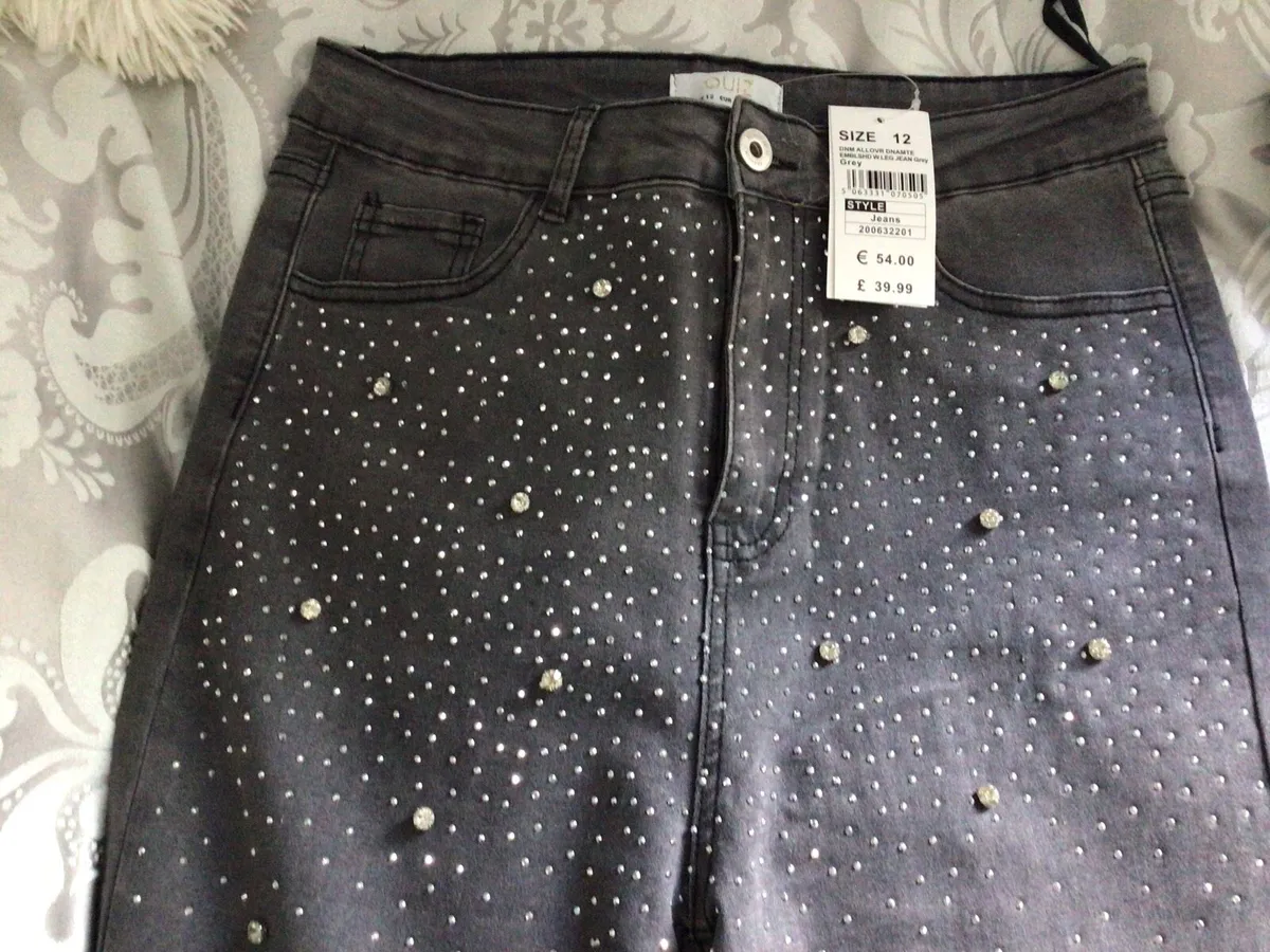 Ladies embellished jeans - Image 2