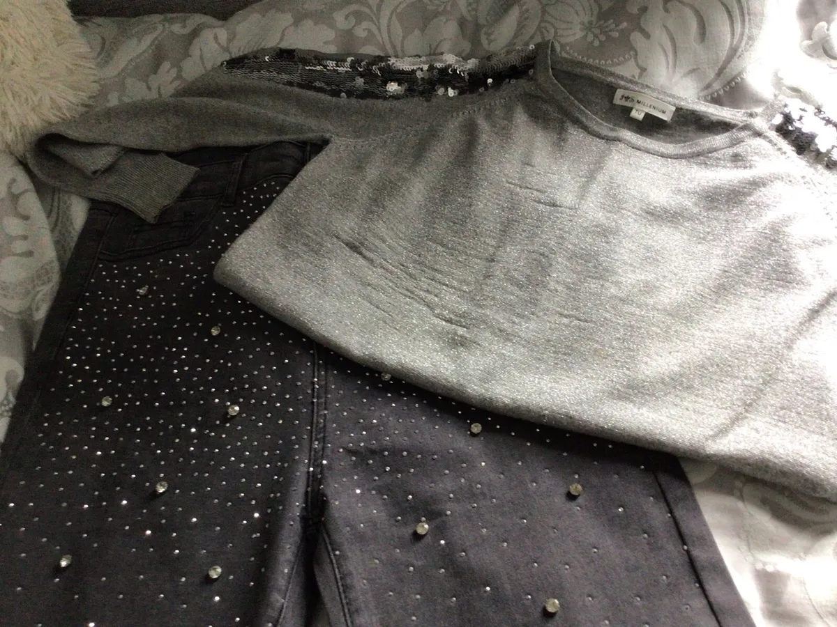 Ladies embellished jeans - Image 4
