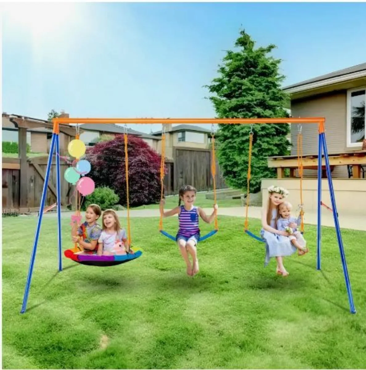 Swing Sets for Backyard, - Image 4