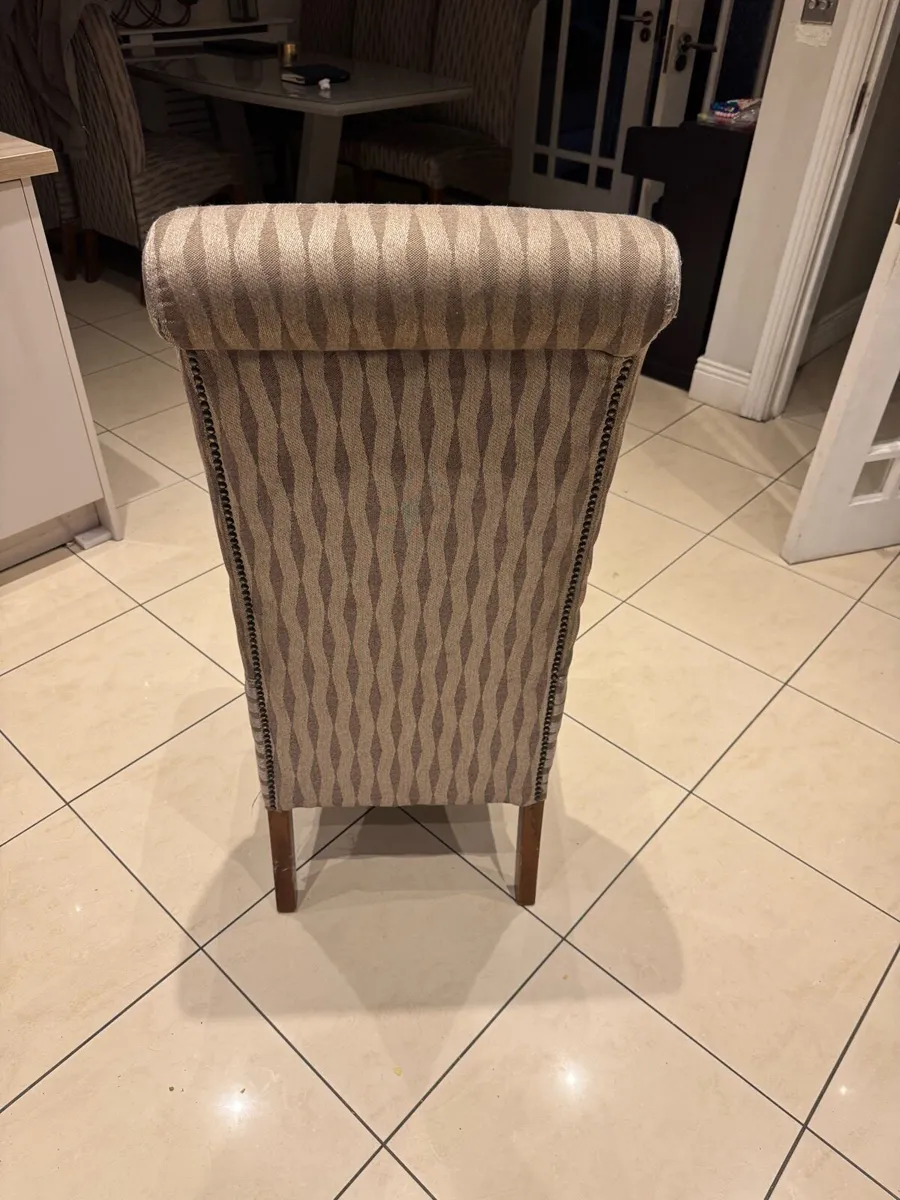 6 dining chairs - Image 3