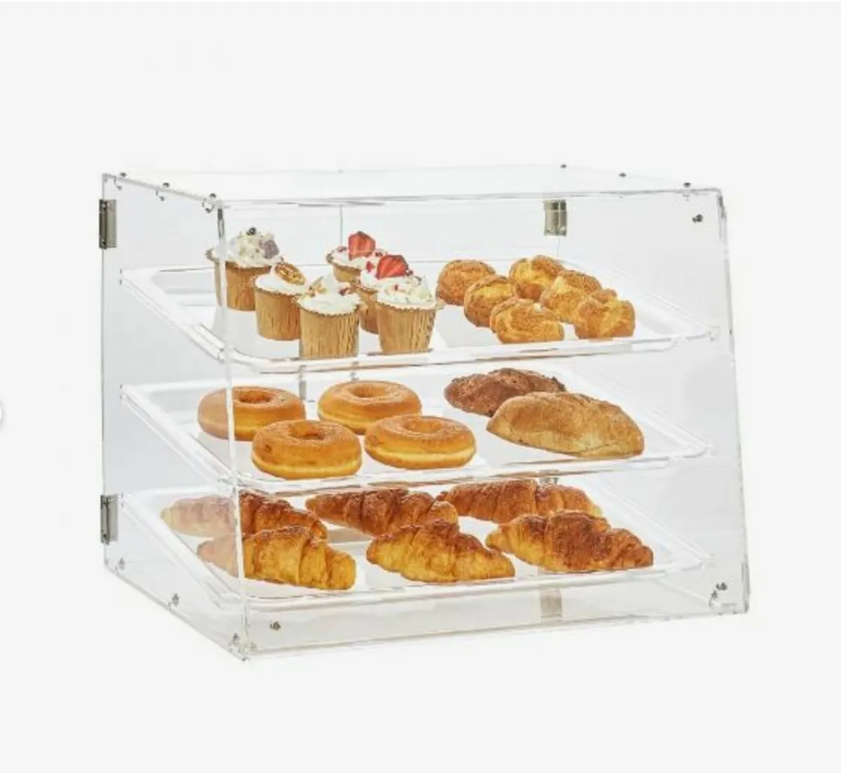 Pastry Display Case, 3-Tier Commercial - Image 1