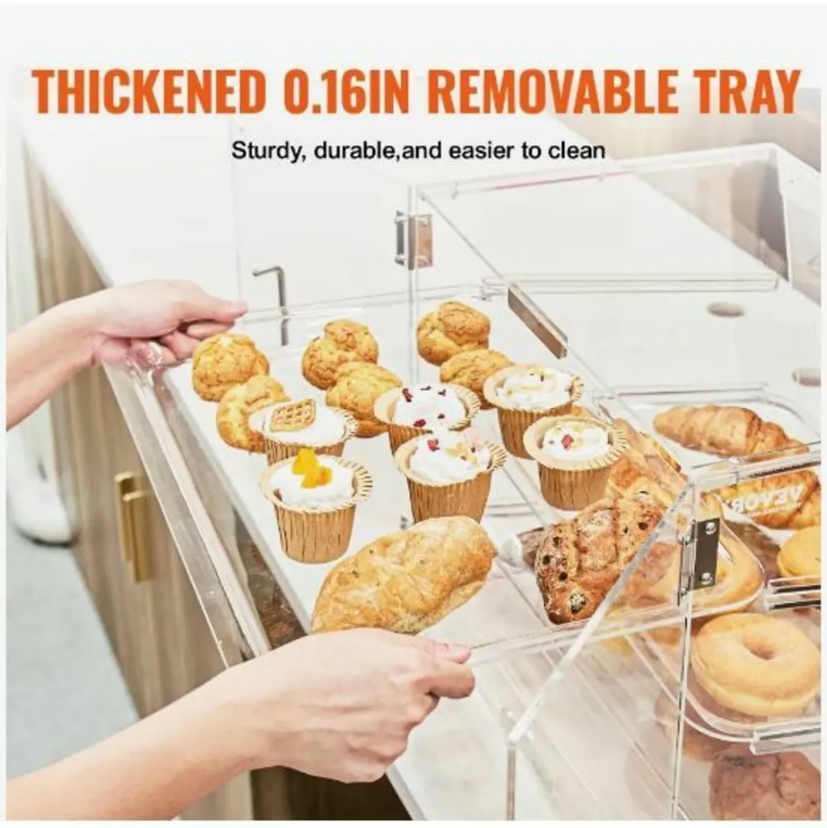 Pastry Display Case, 3-Tier Commercial - Image 4