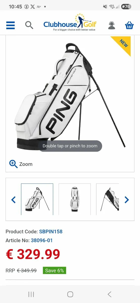 Ping hoofer bag - Image 1