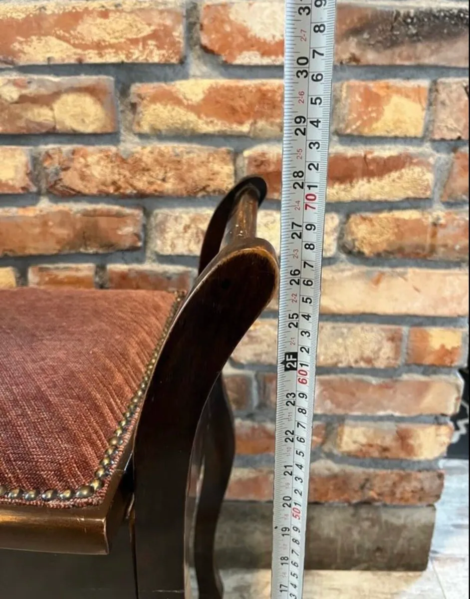 Vintage piano stool - Image 4