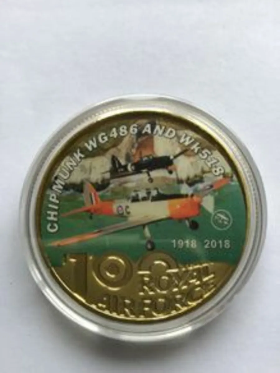 Royal Air Force coin - WW2 Chipmunk