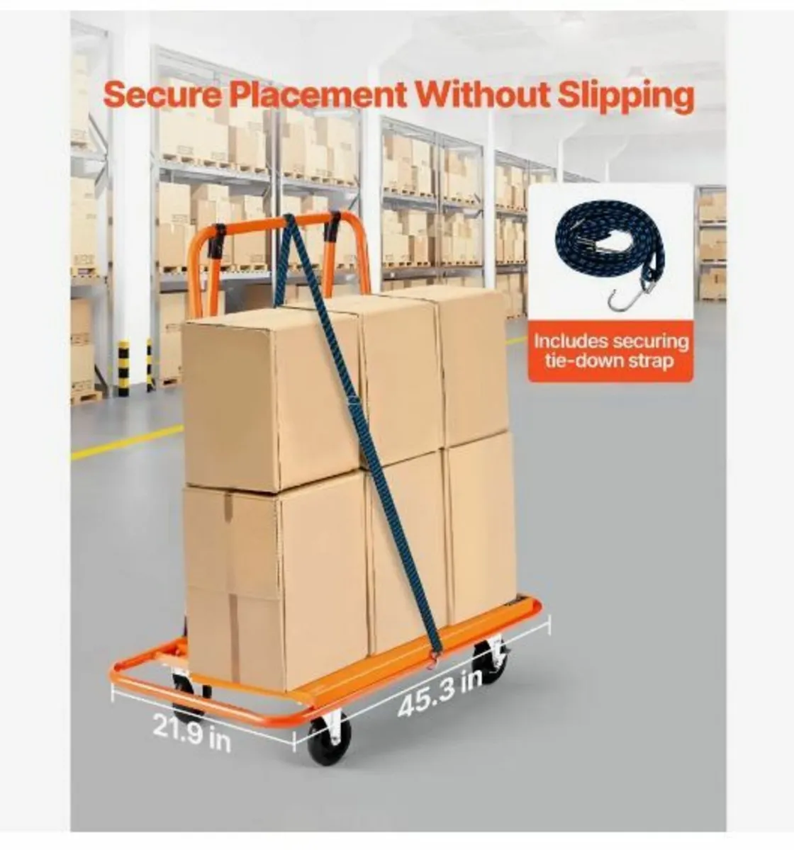 Drywall Cart Dolly, 816 kg Load Capacity - Image 2
