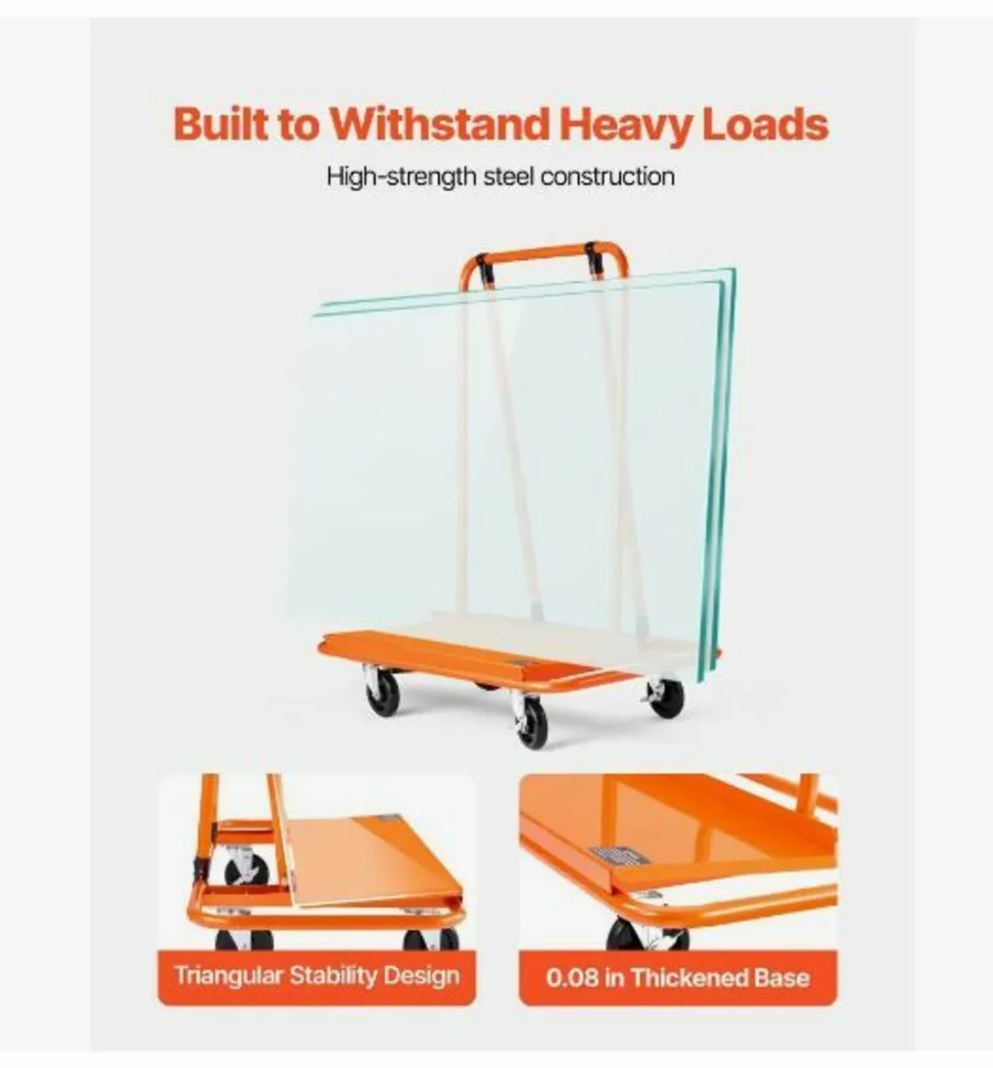 Drywall Cart Dolly, 816 kg Load Capacity - Image 3