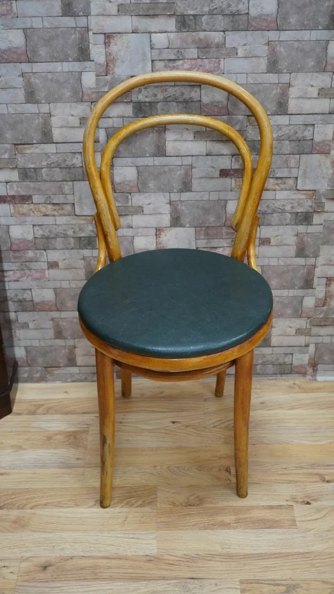 Vintage Czechoslovak Bentwood Chair - 10 in stock - Image 2