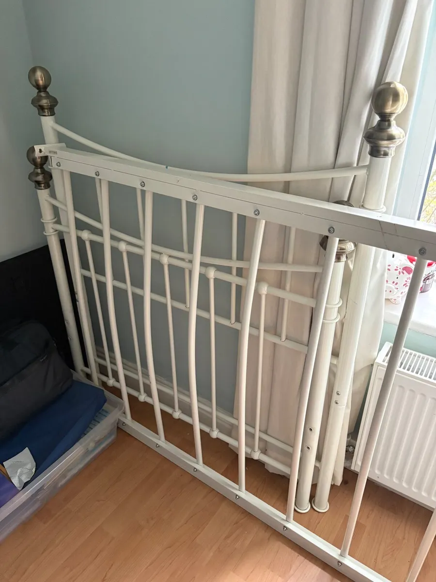 Bed frame and mattress - Image 1