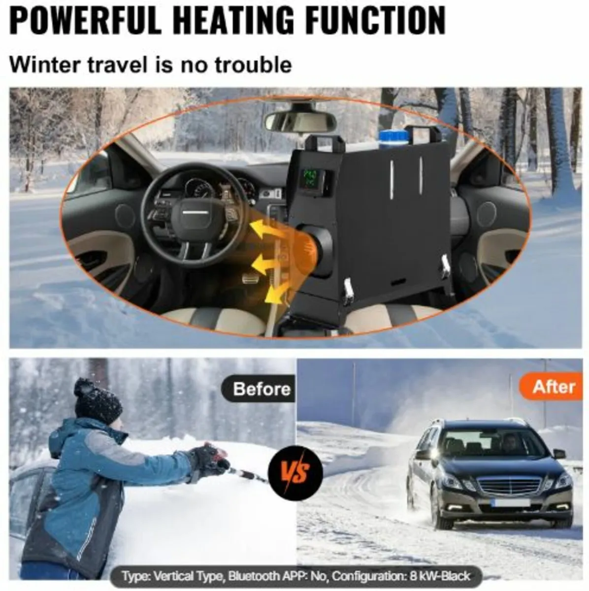 8KW Diesel Air Heater, Diesel Parking Heater, - Image 2