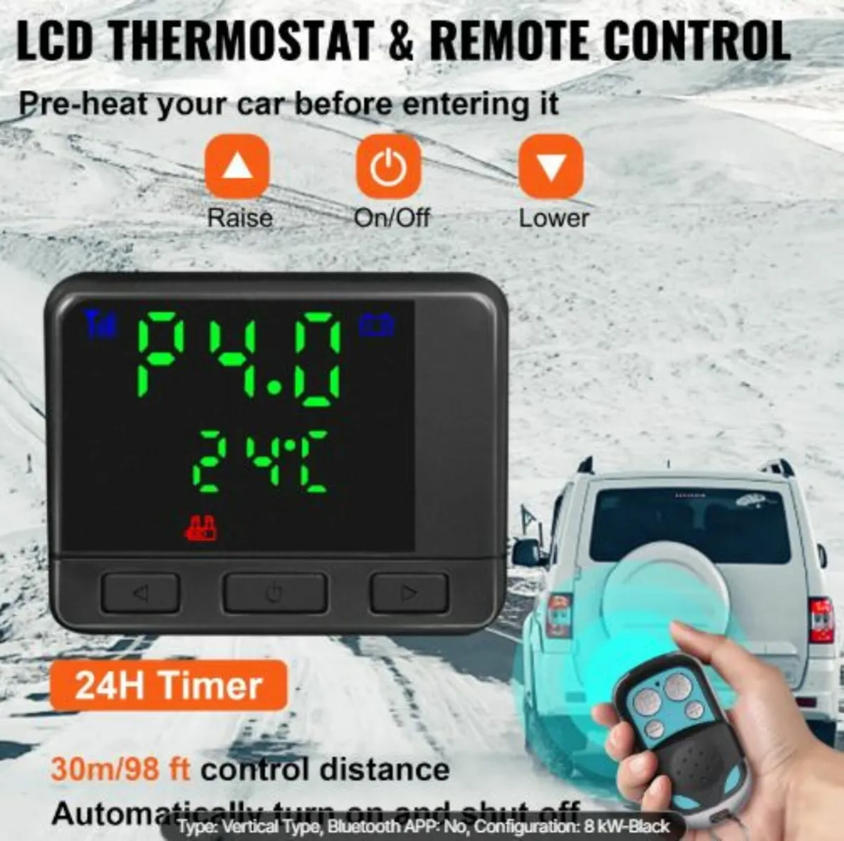 8KW Diesel Air Heater, Diesel Parking Heater, - Image 3