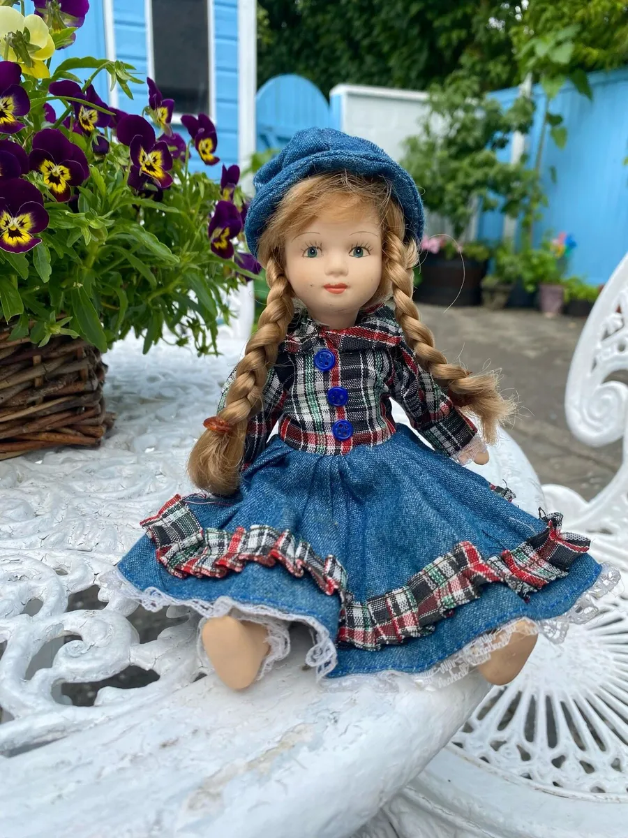 Vintage Porcelain Doll - Image 1
