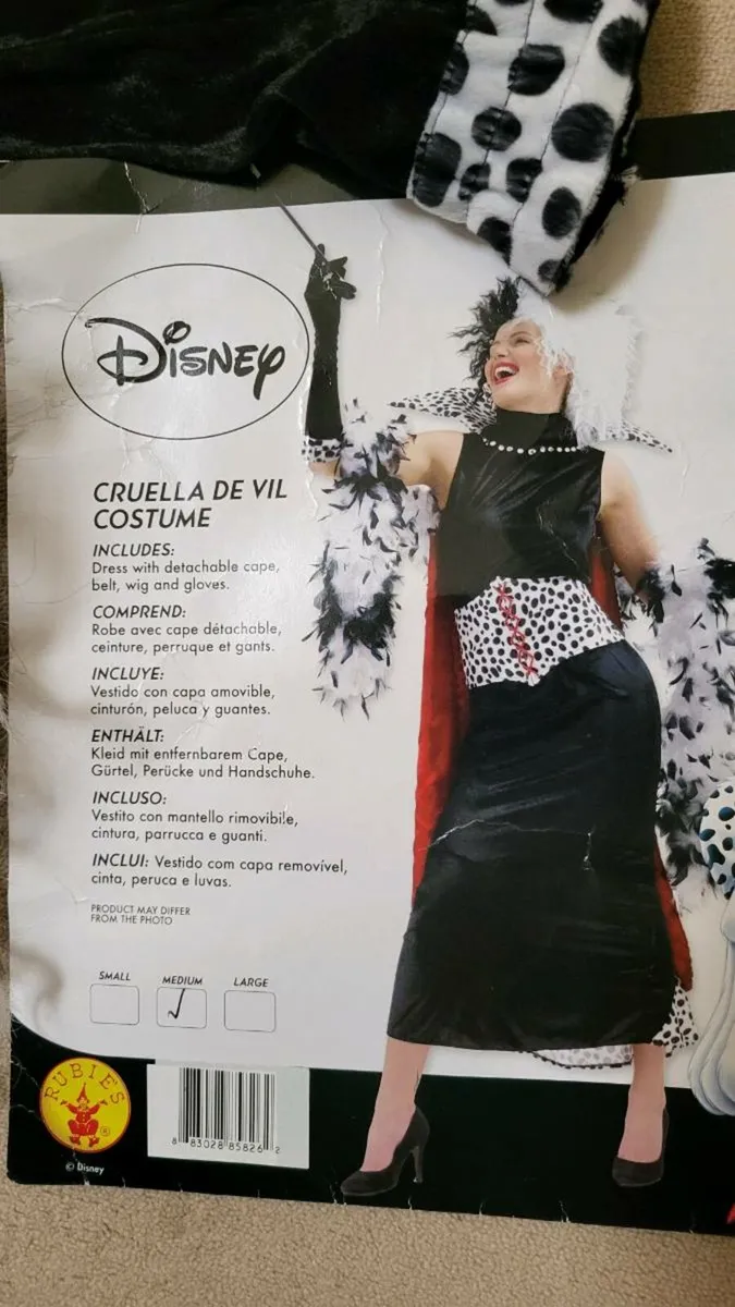 Official Disney Cruella De Vil costume. - Image 1