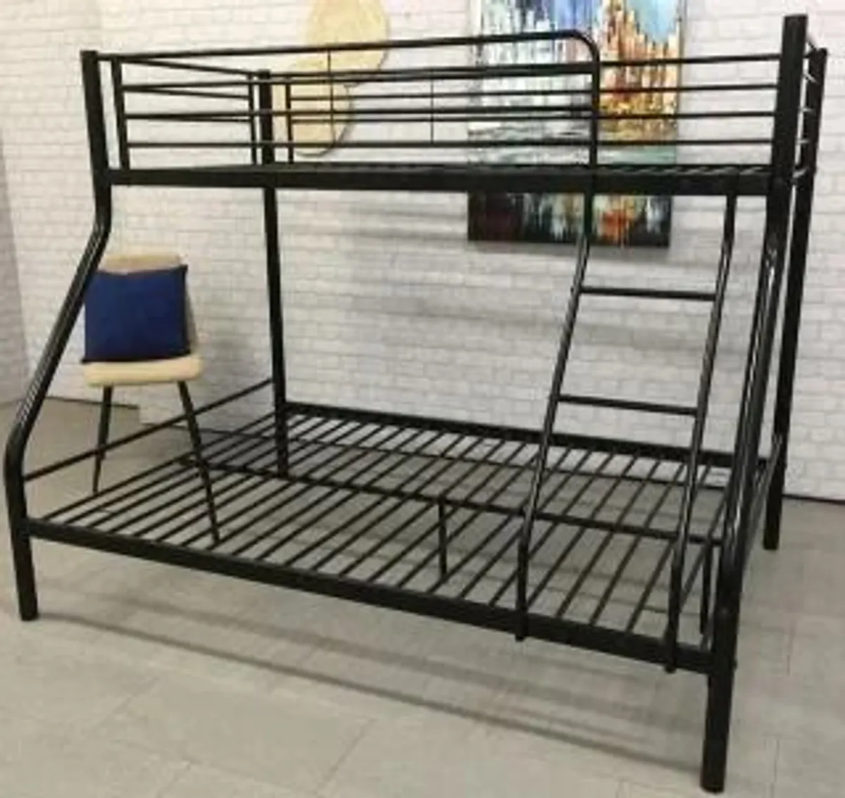 Triple Metal Bunk Bed, Stylish, Strong & Space sav - Image 2