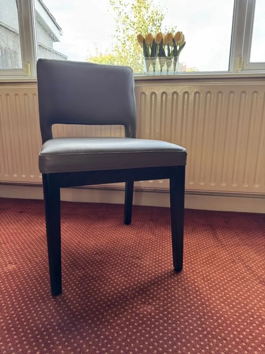 5 Orior leather chairs for sale - Image 3