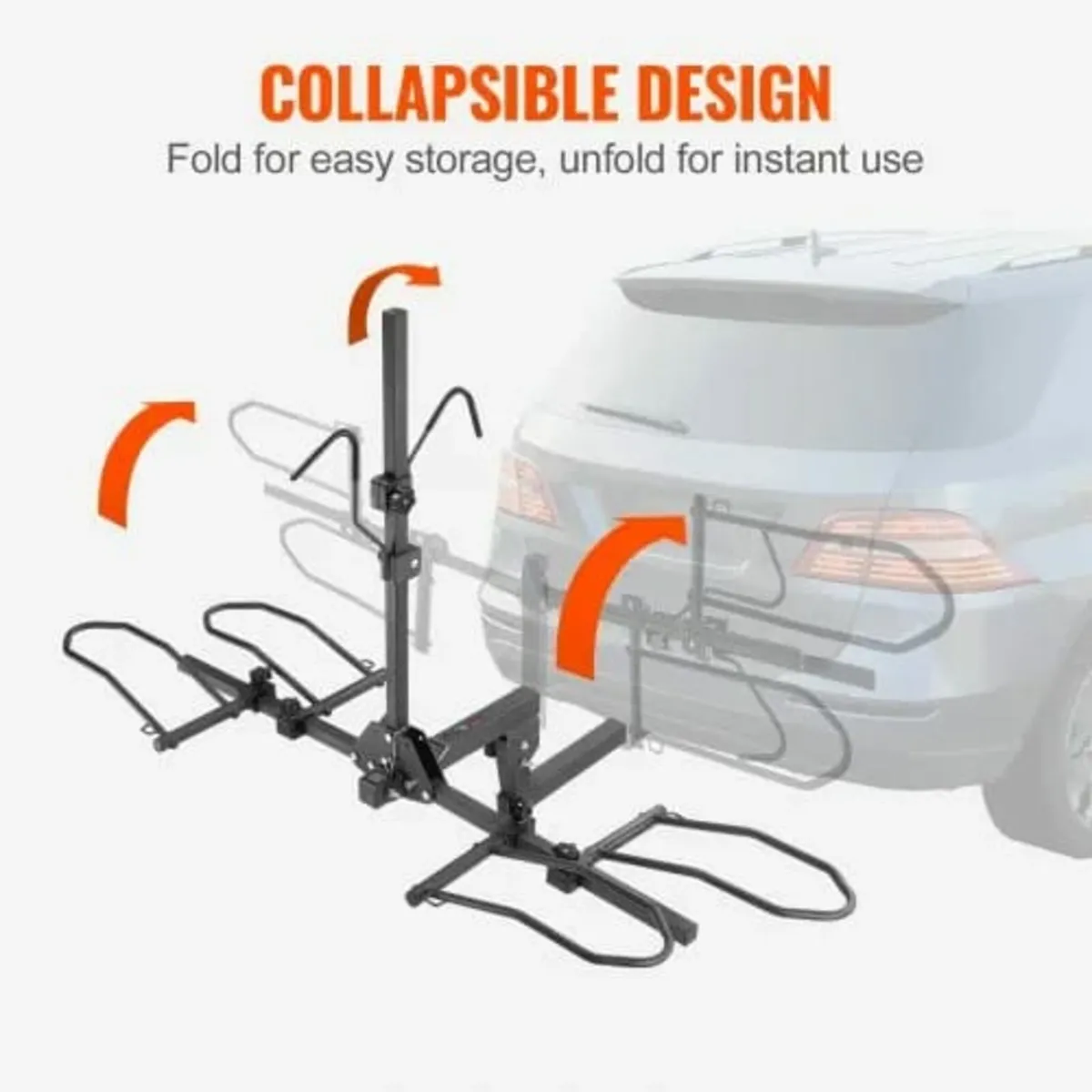 Hitch Mount Bike Rack, 2-Bike Platform Style, 160 - Image 2