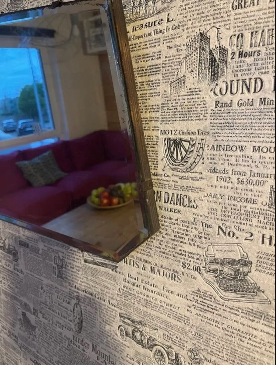 Vintage Mid-Century Mirror - Image 2