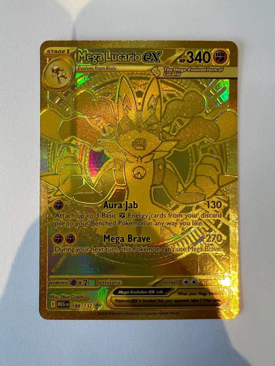 Pokemon Mega Lucario Ex 188 - Image 1