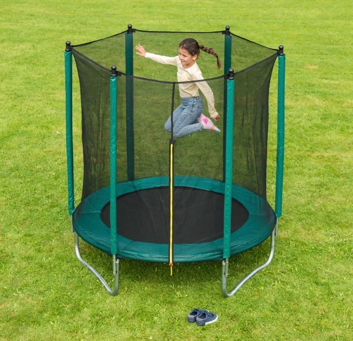 6ft Trampoline— Used once Perfect for small garden