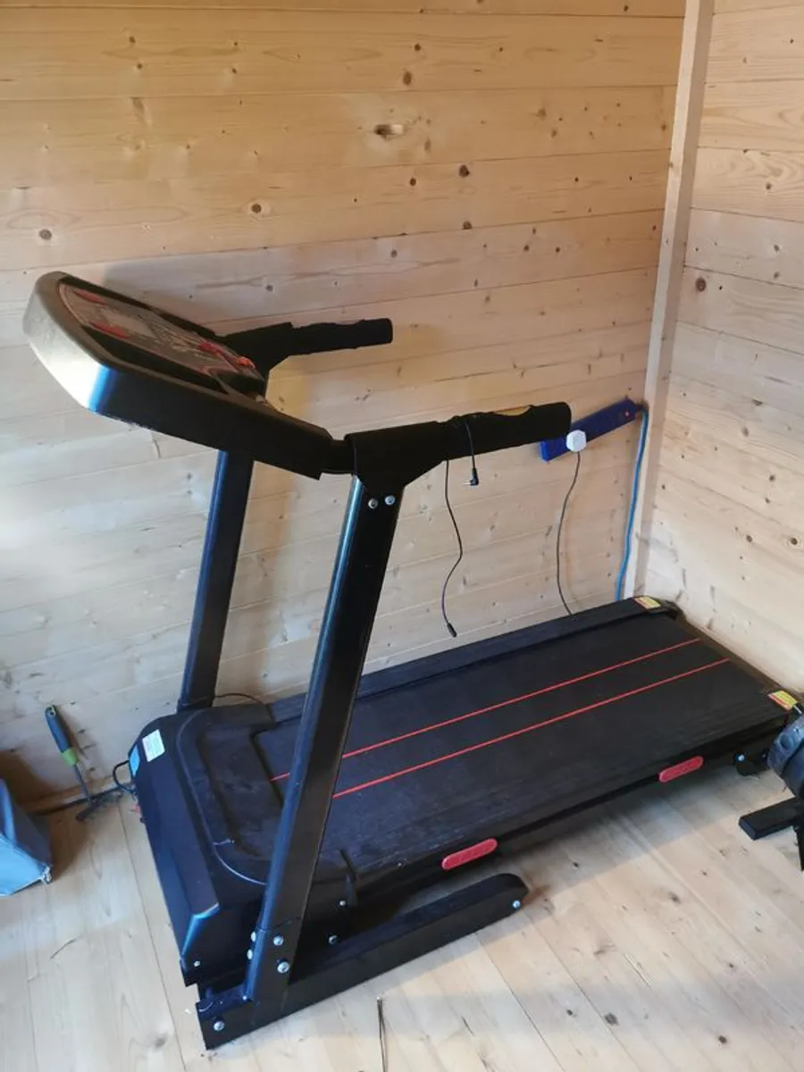 EBS Folding Treadmill with Incline, Like New! - Image 1