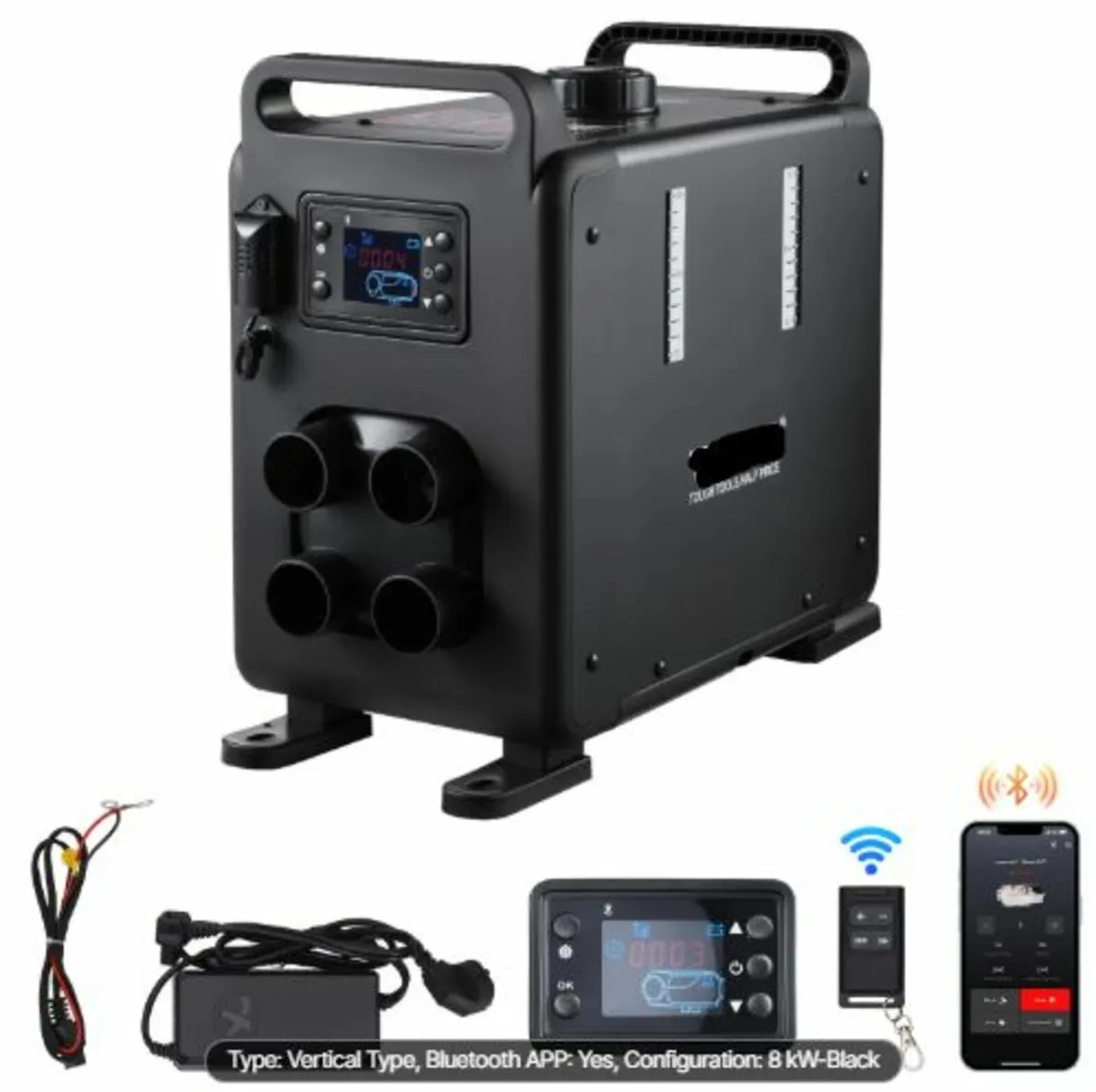 8KW Diesel Heater, 12V/24V All in One Diesel Air - Image 1