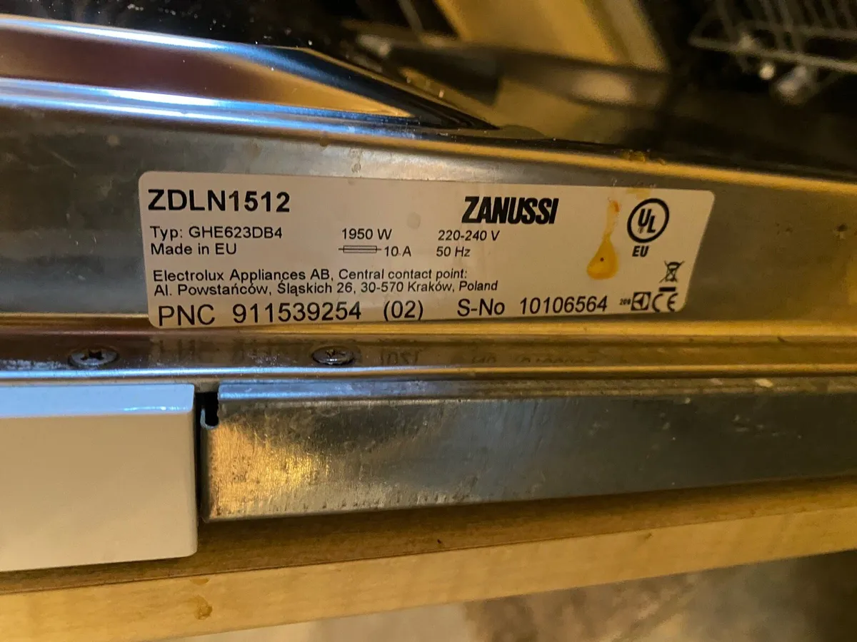 Integrated dishwasher Zanussi - Image 2