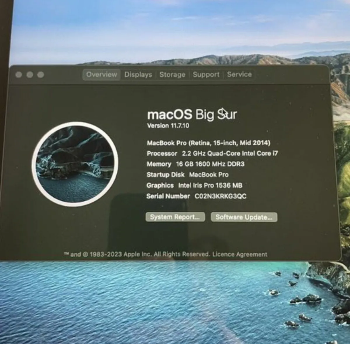 MacBook Pro 11,2 Retina 15' Mid 2014 A1398 - Image 4
