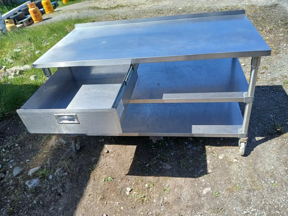Staneless steel cabbinet/table...delivered - Image 3